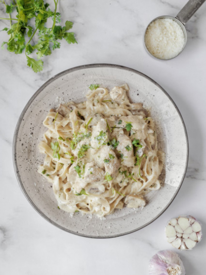 white sauce pasta